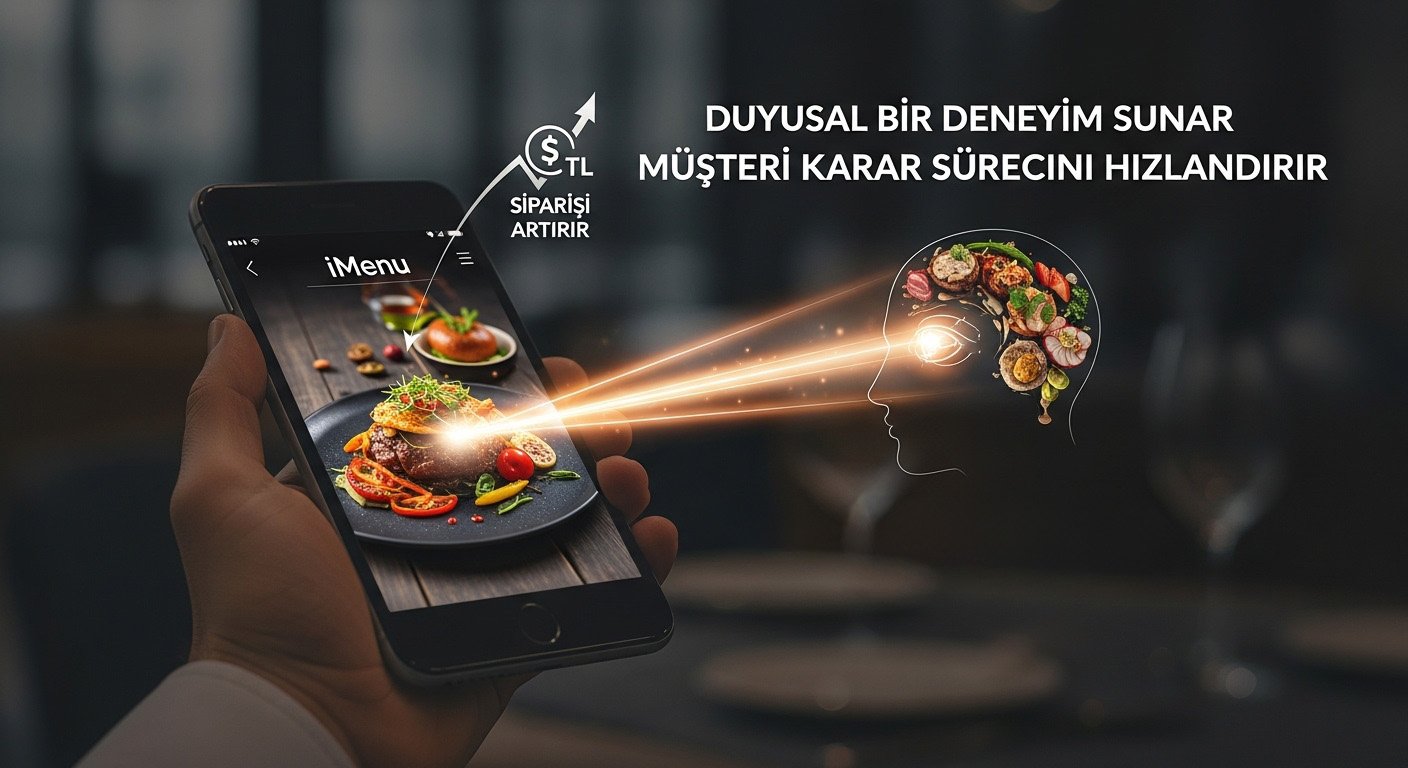 Dijital Menüler ve Yiyecek Fotoğrafçılığı: Görsellerin Rolü ve Önemi