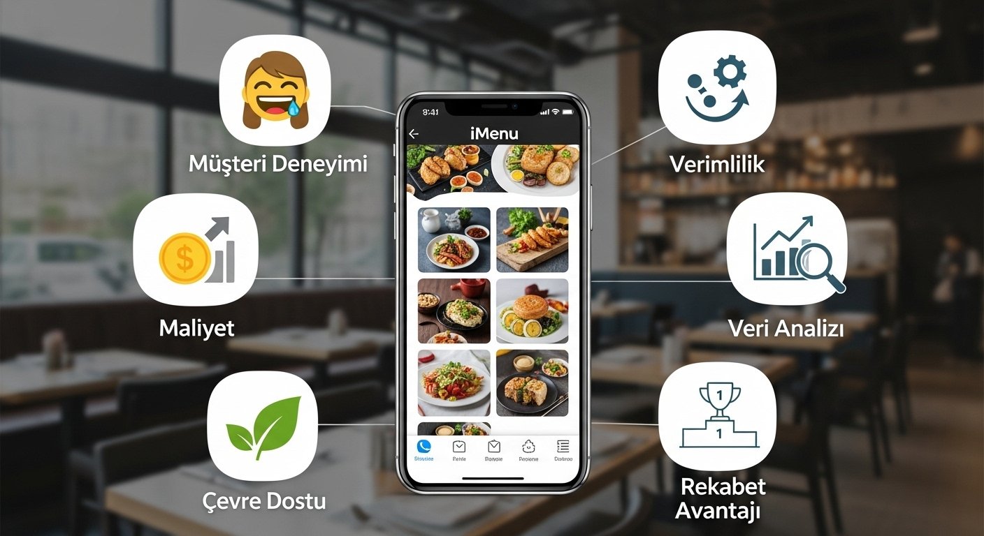 Restoran veya Kafenizde Neden QR Kod Dijital Menü Kullanmalısınız?